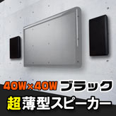 壁掛フラットスピーカー超薄型【Wall Speaker】ブラック
